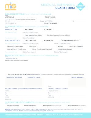 Fillable Online Claim Form Ep Fax Email Print Pdffiller