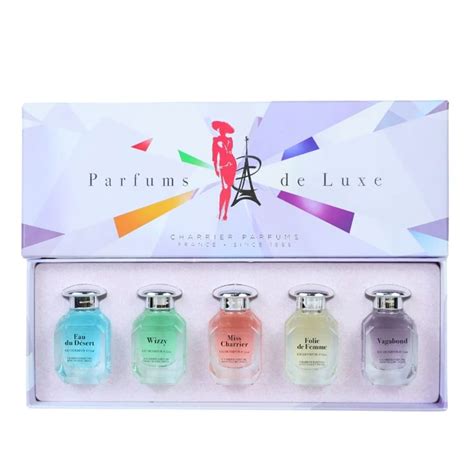 CHARRIER Parfums De Luxe Coffret De 5 Miniatures D Eaux De Parfum 60ML