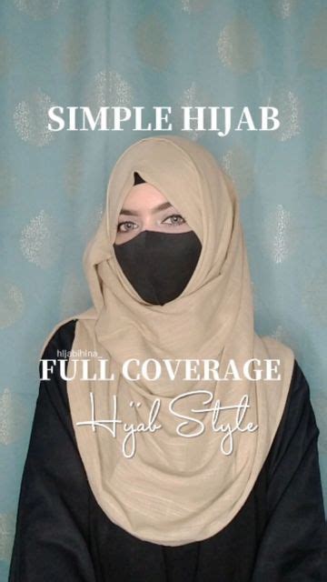 Hina Rajab Hijabi🧕🏻 On Instagram Simple Full Coverage Hijab 🧕🏻♥️