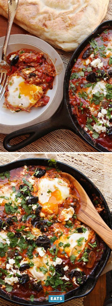 Shakshuka North AfricanStyle Poached Eggs In Spicy Tomato Sauce