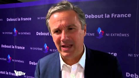 Nicolas Dupont Aignan Et Jean Pierre Enjalbert En Route Pour Les