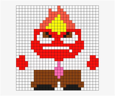 Joy From Inside Out Perler Bead Pattern Bead Sprite Small Flower Perler