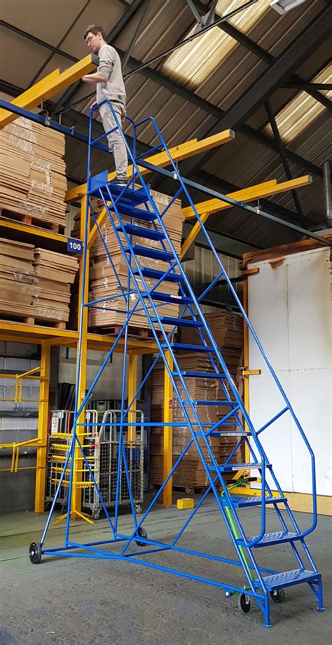 Industrial Steel Warehouse Steps Industry Supplies