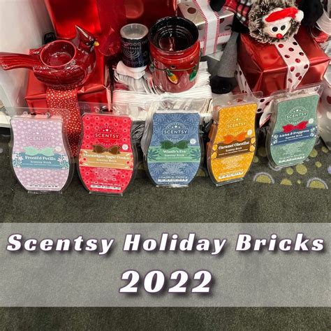 Scentsy Holiday Bricks 2021 Tanya Charette