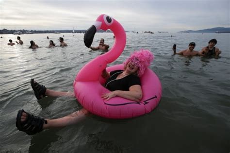 Thousands return for Vancouver Polar Bear Swim on New Year's Day 2024 ...