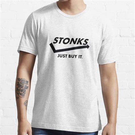 Stonks Nike T Shirt For Sale By TheWokeTexan Redbubble Stonks T