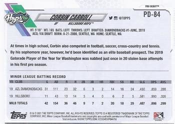 Topps Pro Debut Pd Corbin Carroll Trading Card Database