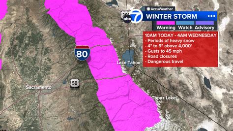 Snowfall totals: It snowed over 10 feet in some parts of Lake Tahoe ...