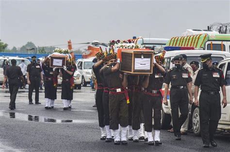 Thousands Pay Last Respects To Indian Soldiers Killed In Ladakh Face