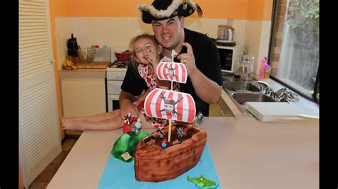 Pirate Ship Cake How To Youtube