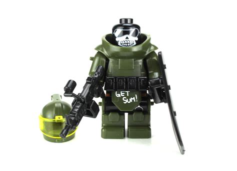 Juggernaut Army Assault Made W Real Lego® Minifigure