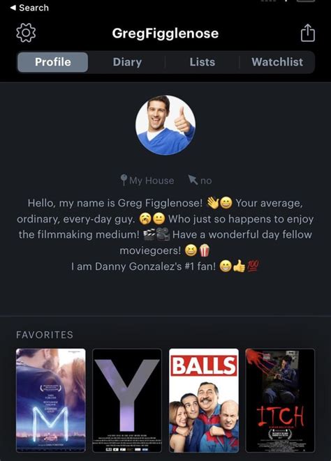 The Best Letterboxd Profile Rdannygonzalez