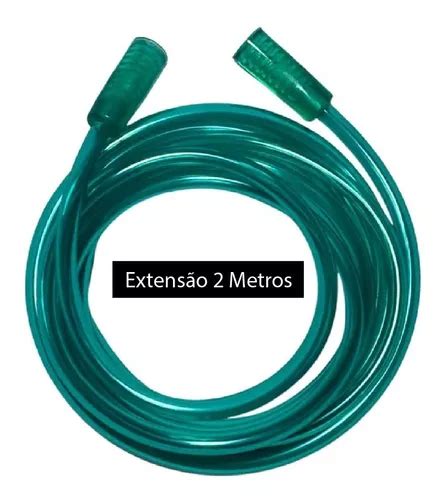 Alongador Para Oxigênio Oxigenoterapia Pvc 2 Metros Biotec