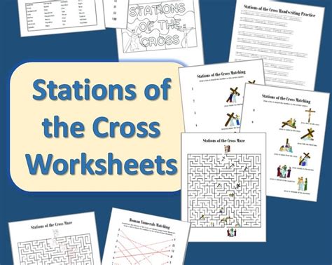 Stations of the Cross Worksheets - Drawn2BCreative