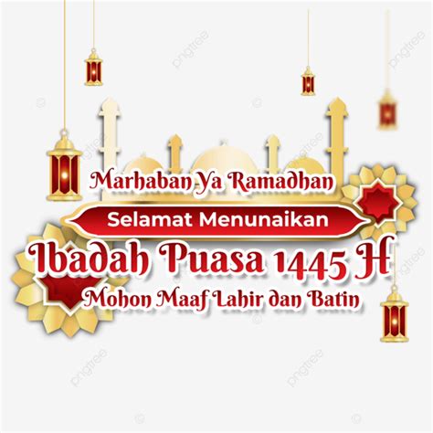 Marhaban Ya Ramadhan H Mesquita E V Rias Decora Es Png