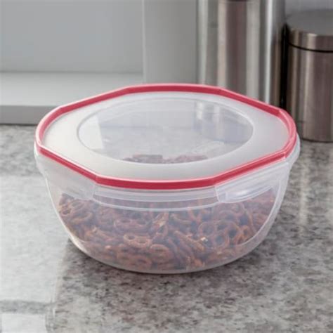 Sterilite Ultra Seal 810 Quart Plastic Food Storage Bowl Container 2