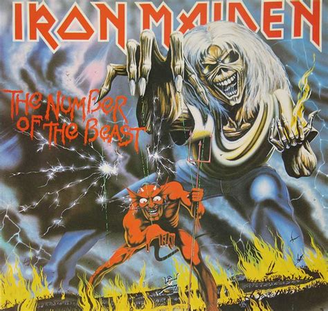 Iron Maiden Number Of The Beast 2nd German Release British Heavy Metal