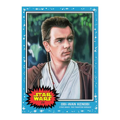 Topps Star Wars Living Set Card 270 Obi Wan Kenobi PR 2813