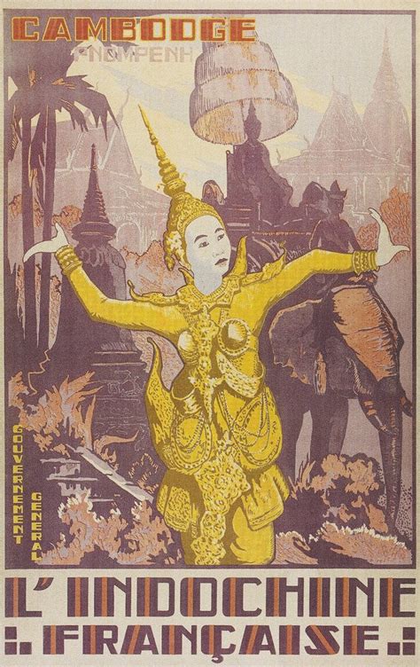 Travel Poster For Cambodia Posters And Prints By Corbis