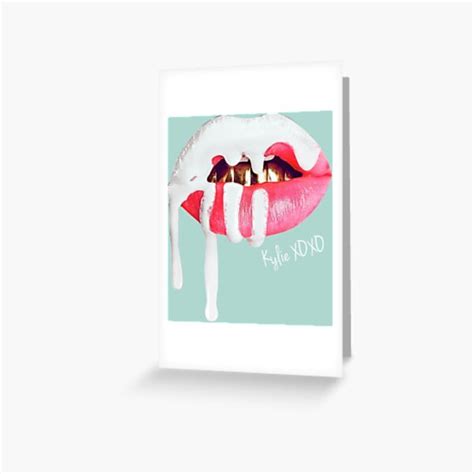 Kylie Jenner Lip Kit Greeting Card For Sale By Dd2001 Redbubble