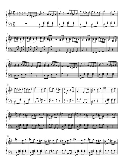 Turkish March Easy Sheet Music In Pdf La Touche Musicale