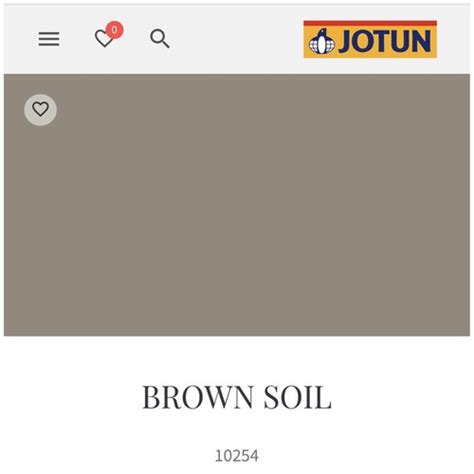 Jual CAT TEMBOK INTERIOR DAN EKSTERIOR JOTUN BROWN SOIL 10254