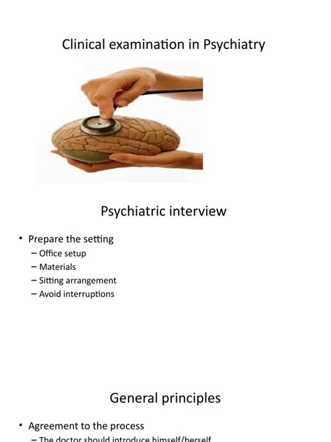 Interview in Psychiatry | PDF | Psychiatry | Mental Disorder