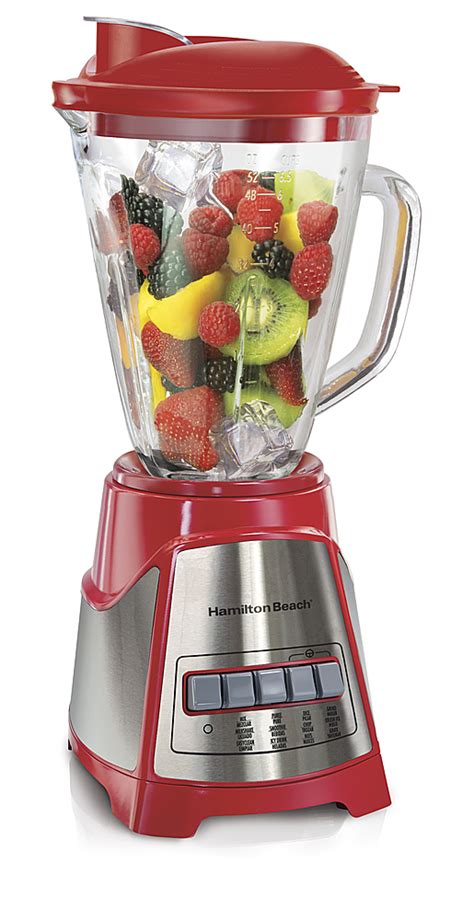 Hamilton Beach Power Elite Multi Function Blender Red R