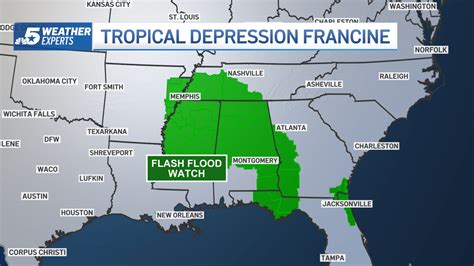 Francine Weakens To A Tropical Depression After Making Landfall As A