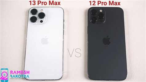 IPhone 13 Pro Max Vs IPhone 12 Pro Max SpeedTest And Camera Comparison