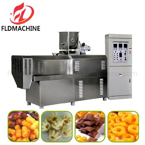 Small Puff Corn Snacks Making Extruder Machines Puff Rice Processing