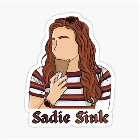 Sadie Sink T For Boyfriend Sadie Sink Lover Sticker For Sale