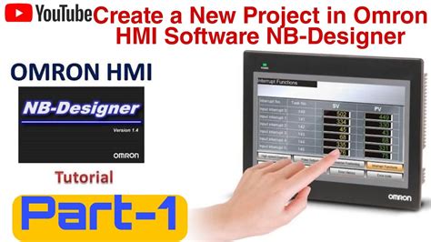 How To Create New Project On Omron Hmi Software Create New Project In