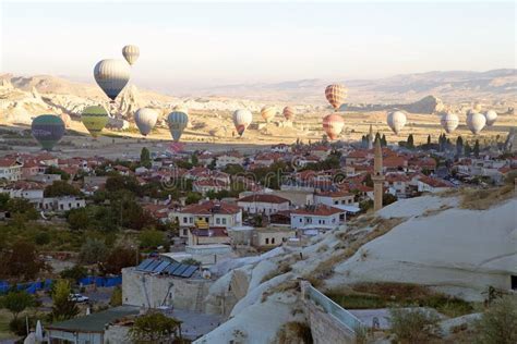 Cappadocia Hot Air Baloon Trip Turkey Editorial Photography Image Of