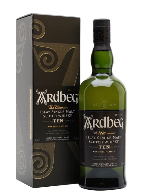 Ardbeg 10 Year Old Scotch Whisky The Whisky Exchange