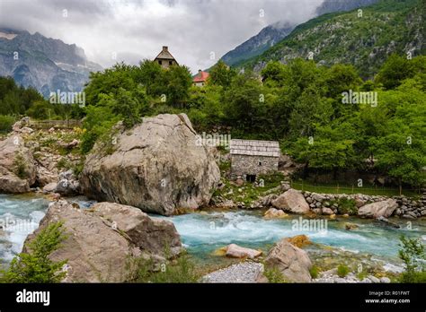 River Theth In Theth National Park Theth Albanian Alps Prokletije