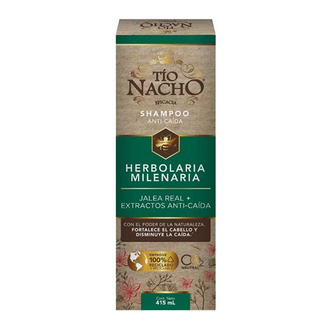 Shampoo Tío Nacho Anti Caída Fortalecimiento Capilar 415 ml DelSol