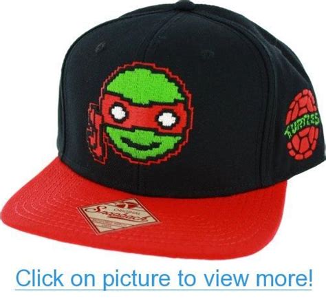 Teenage Mutant Ninja Turtles Rafael Black Snapback Hat