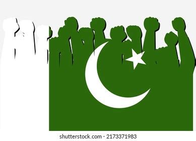 Immigration Refugees Front Pakistan Flag Immigrant Stock Vector (Royalty Free) 2441570609 ...