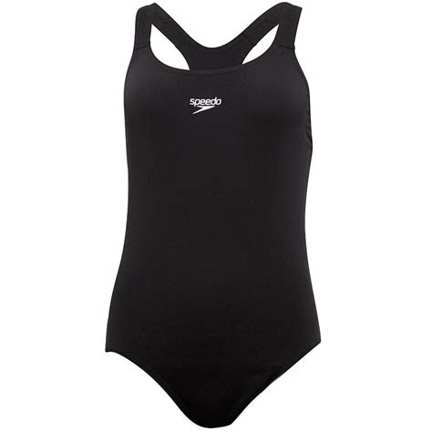 Buy Speedo Womens Essential Medalist One Piece Swimsuit Black