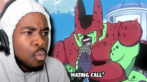 Ssj K Gohan Vs Cell Max Rap Battle Reaction Youtube