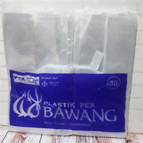 Jual Kantong Plastik Kresek Bening Pe Pex Besar Bawang X Kuda