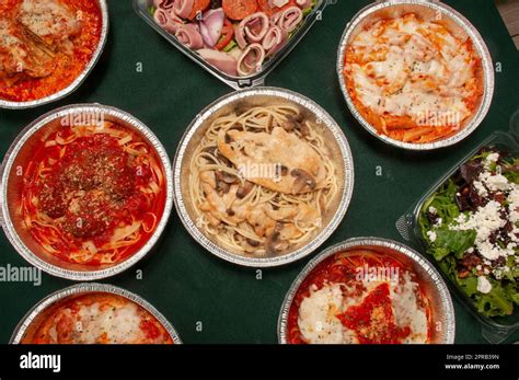 Delicious Italian Food Stock Photo - Alamy