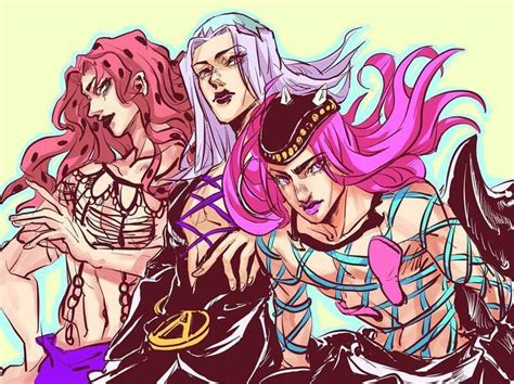 Fishnet Gang💗 Diavolo Abbacchio Anasui Jojo Jojos Bizarre