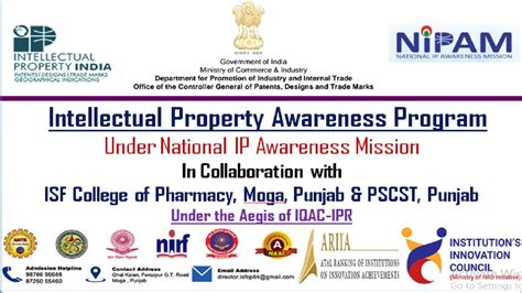 National Seminar Intellectual Property Awareness Program Under