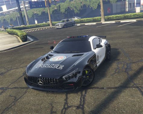 Amg Gt R Police Paintjob Gta Mods