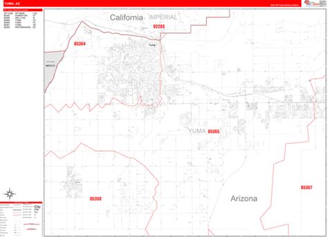 Yuma Az Zip Code Map - Oconto County Plat Map