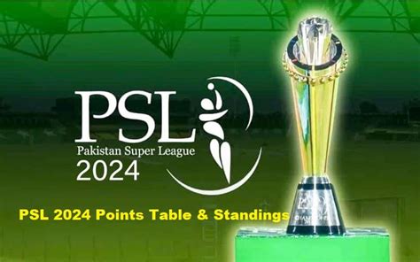 Point Table Psl Today Zorah Kiersten