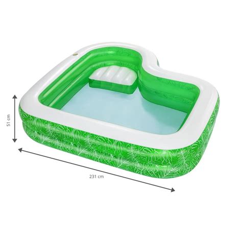 Piscina Hinchable Infantil Bestway Tropical X X Cm Brycus