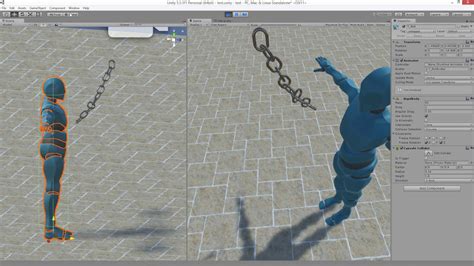Physics Chain In Unity 55 Test Youtube
